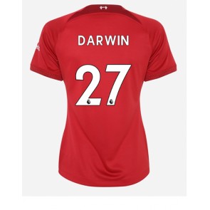 Liverpool Darwin Nunez #27 kläder Kvinnor 2022-23 Hemmatröja Kortärmad